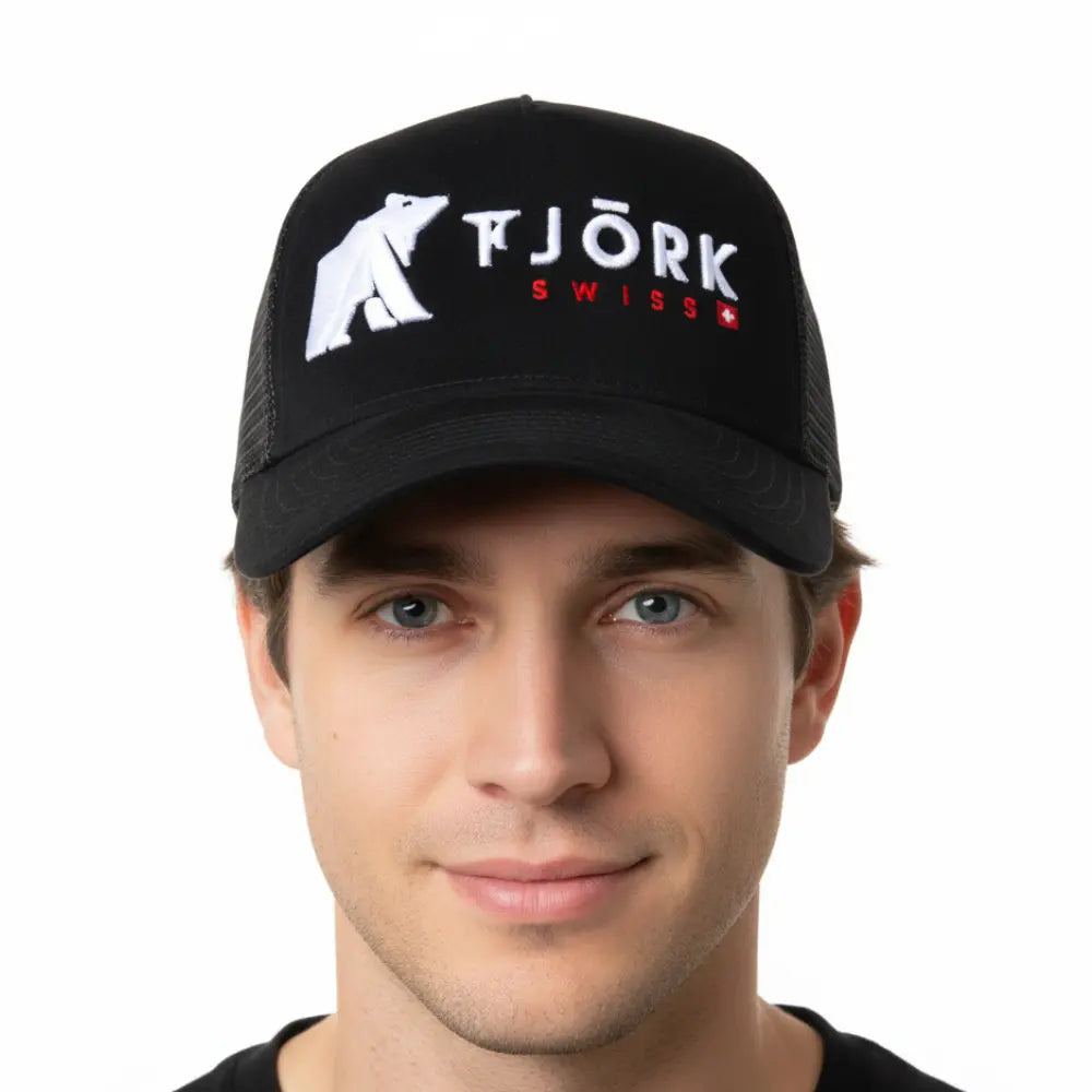 Baseballová kšiltovka, barva Black Laax, Fjork Merino