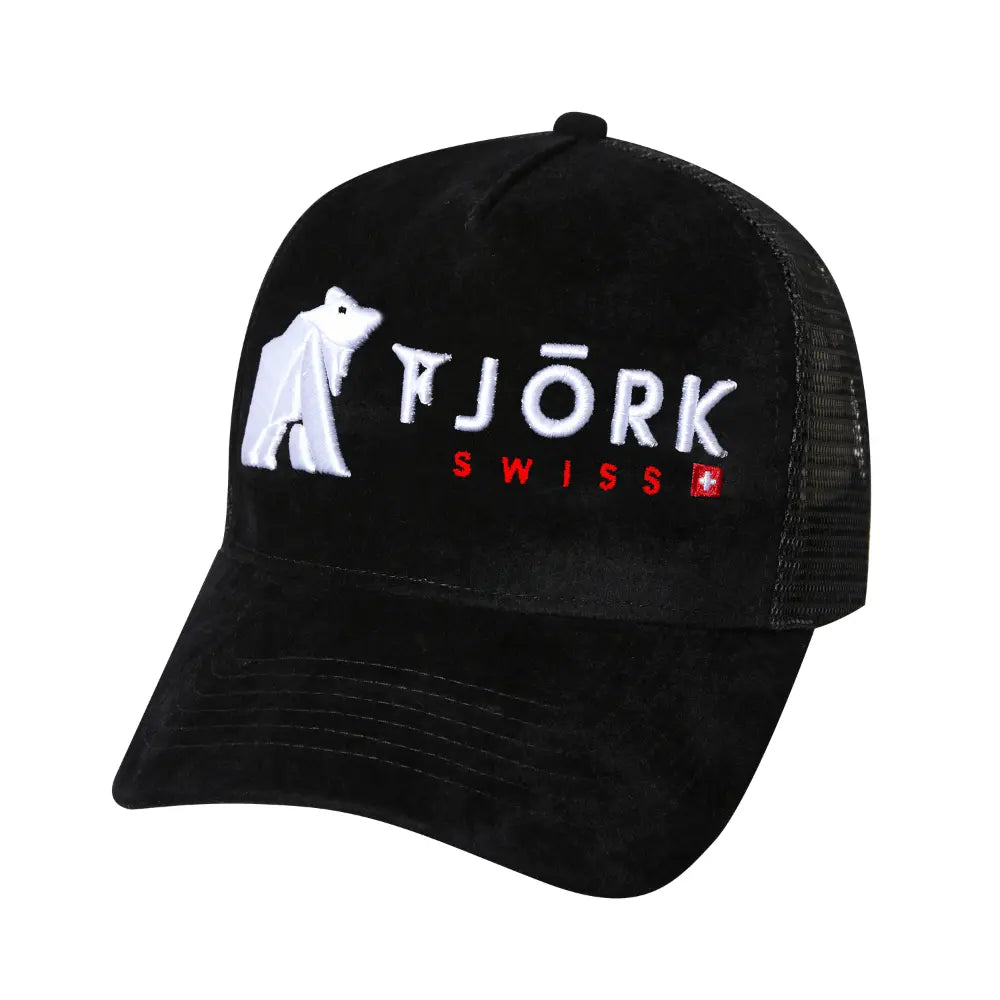 Baseballová kšiltovka, barva Black Laax, Fjork Merino