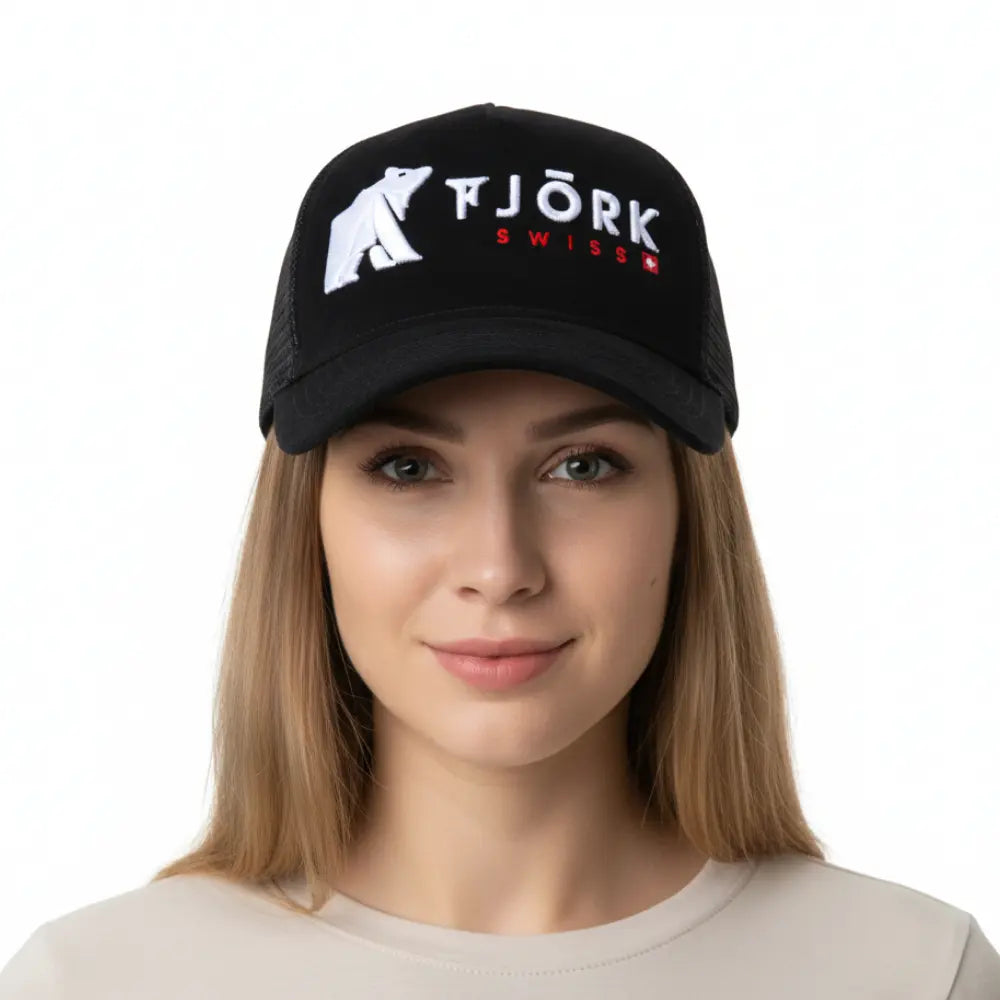 Baseballová kšiltovka, barva Black Laax, Fjork Merino