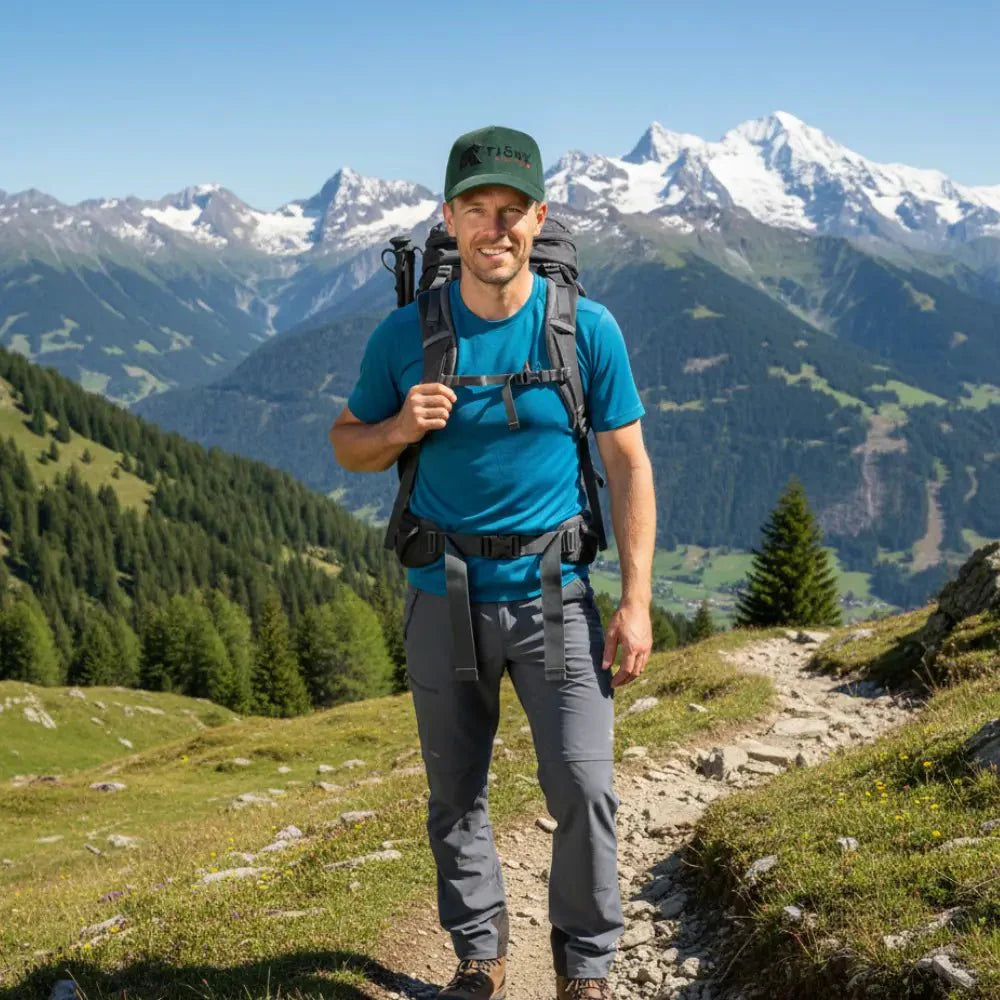 Baseballová kšiltovka, barva Green Engelberg, Fjork Merino