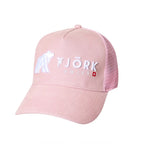 Baseballová kšiltovka, barva Pink Montana, Fjork Merino