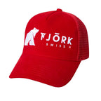 Baseballová kšiltovka, barva Červená, Fjork Merino