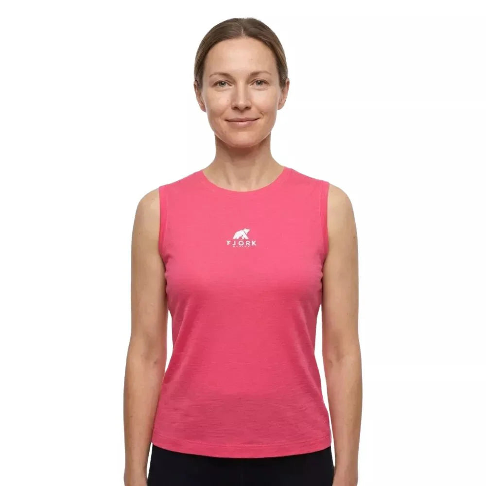 Active Top Merino 140, barva Pink Davos, Fjork Merino