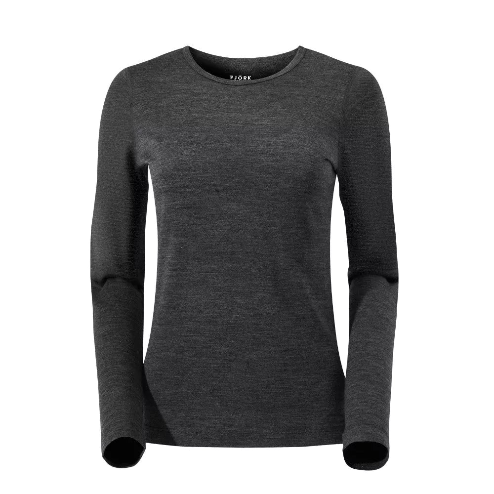 Bjork 210 dámské, barva Grey Zinal, vlna merino, Fjork Merino