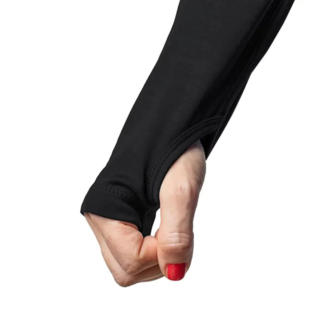 Bjork Zip 210 dámské, barva Black Laax, vlna merino, Fjork Merino