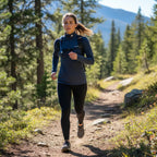 Bjork Zip 210 dámské, barva Blue St Moritz, vlna merino, Fjork Merino