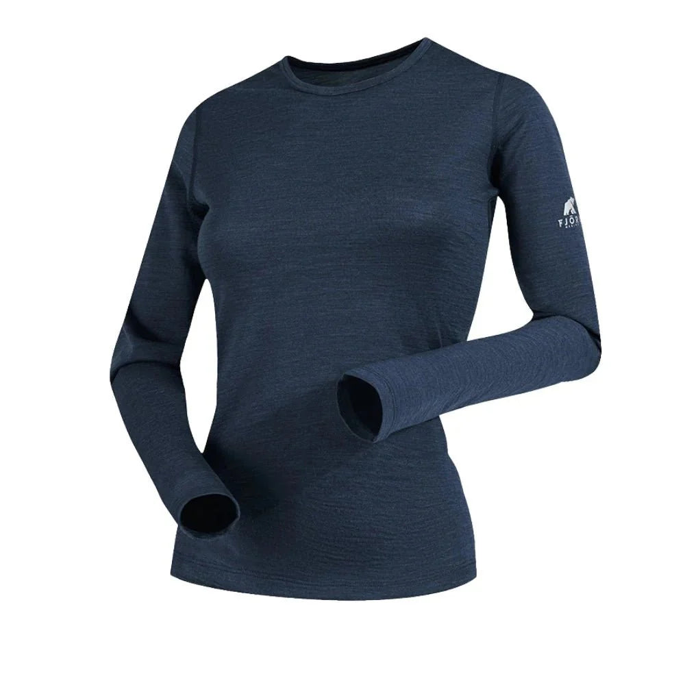 Bjork DR 140 dámské, barva Blue St Moritz, vlna merino, Fjork Merino