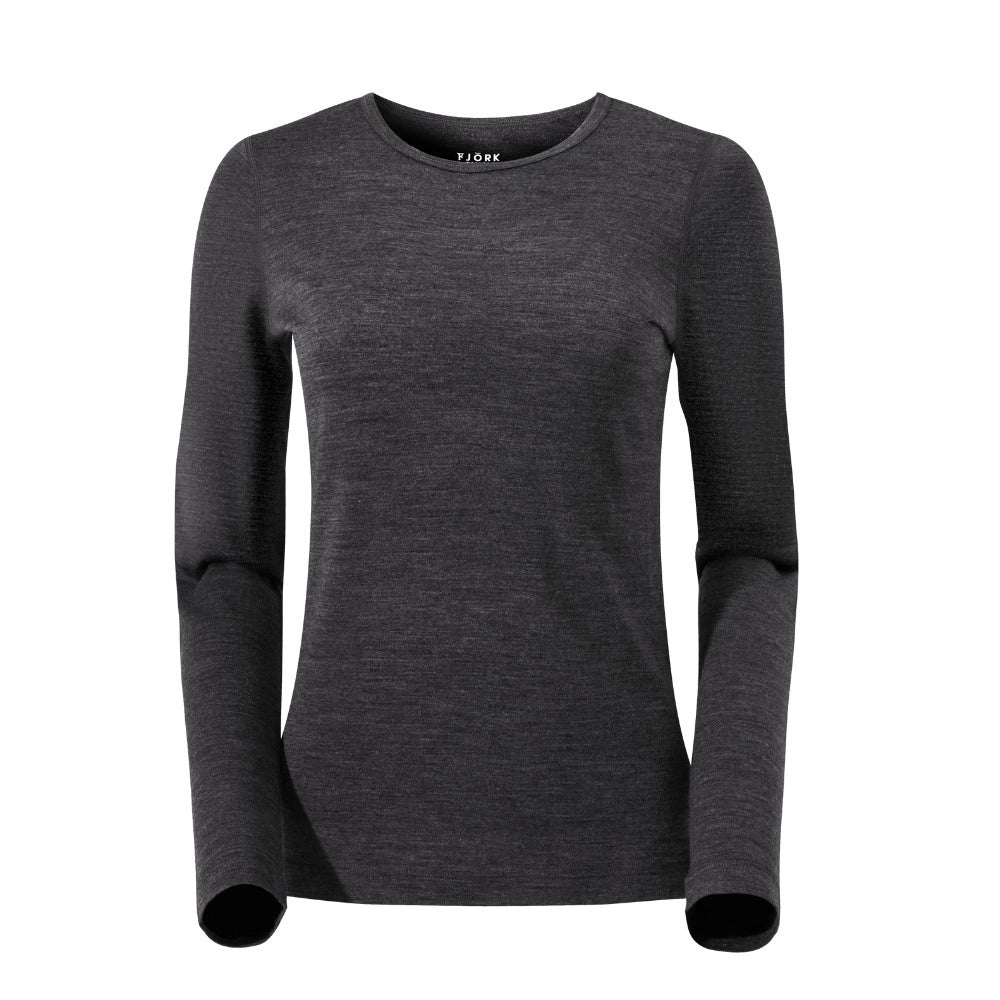 Bjork DR 140 dámské, barva Grey Zinal, vlna merino, Fjork Merino