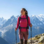 Bjork Zip 210 dámské, barva Pink Davos, vlna merino, Fjork Merino