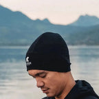 Čepice Pollux, barva Black Laax, vlna merino, Fjork Merino