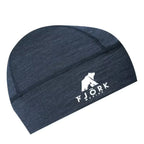 Čepice Pollux, barva Blue St Moritz, vlna merino, Fjork Merino