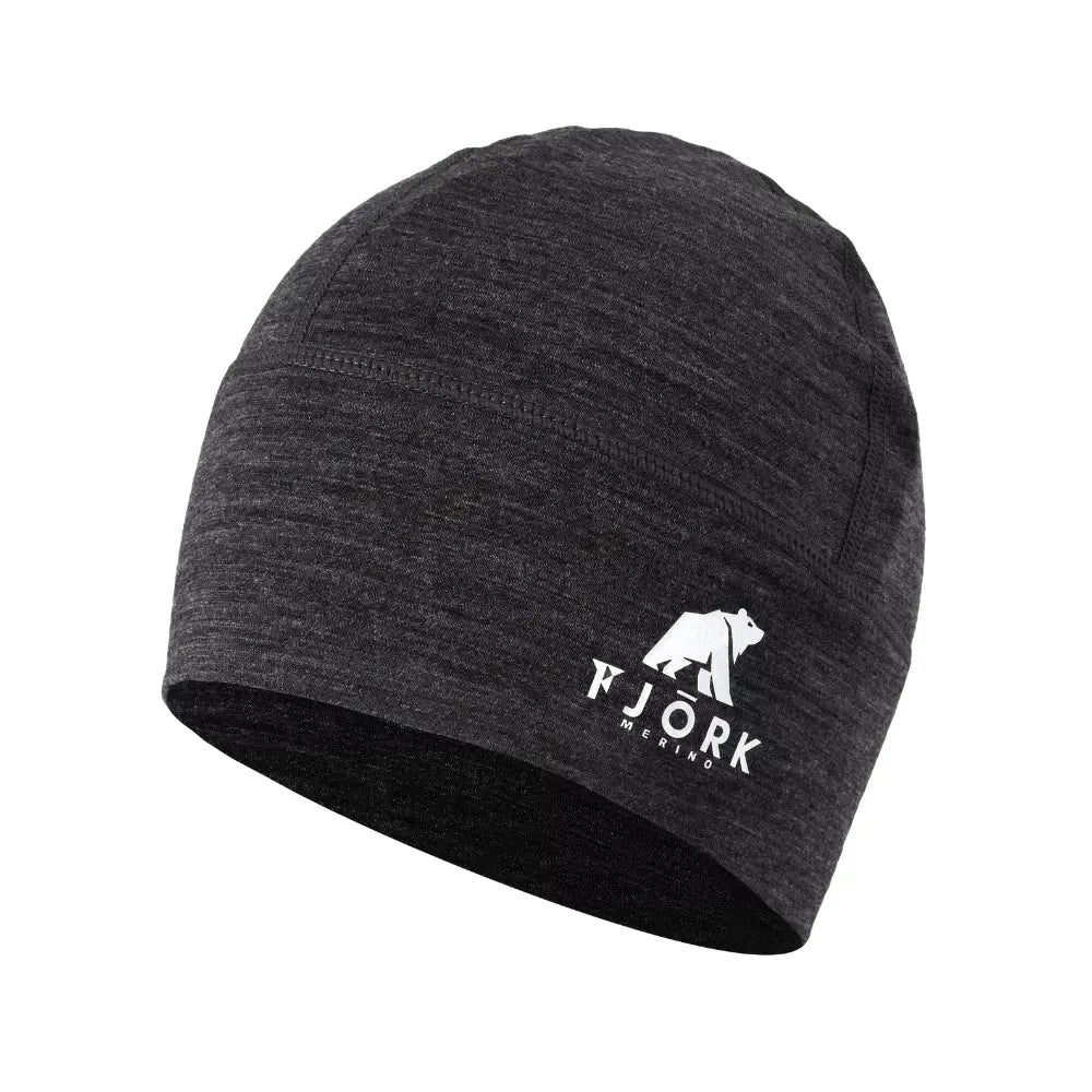 Čepice Pollux, barva Grey Zinal, vlna merino, Fjork Merino