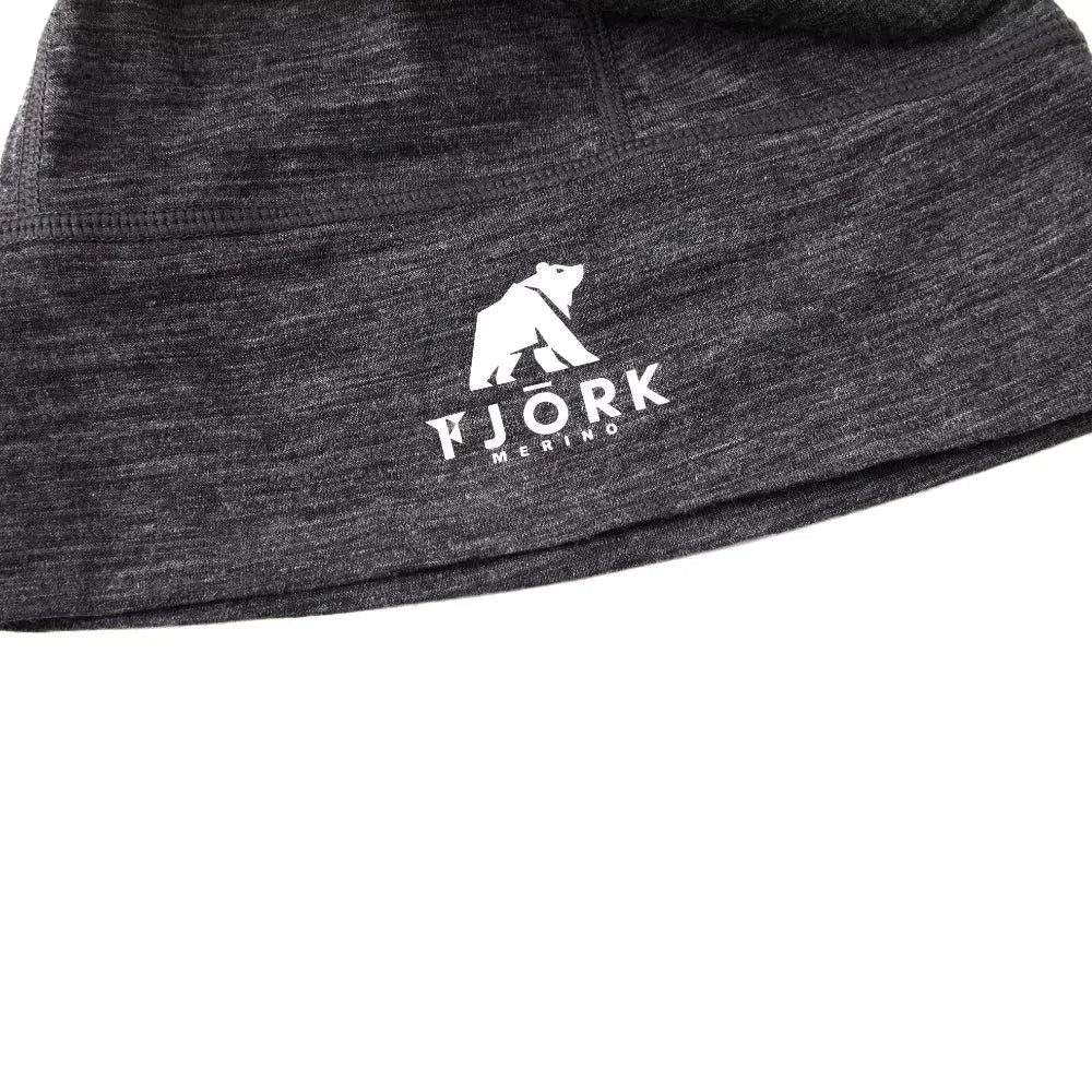 Čepice Pollux, barva Grey Zinal, vlna merino, Fjork Merino