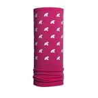 Oboustranný nákrčník, barva Pink Montana, vlna merino, Fjork Merino