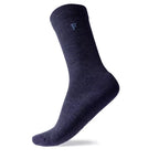 Ponožky City – balení 3 párů, barva Navy, vlna merino, Fjork Merino