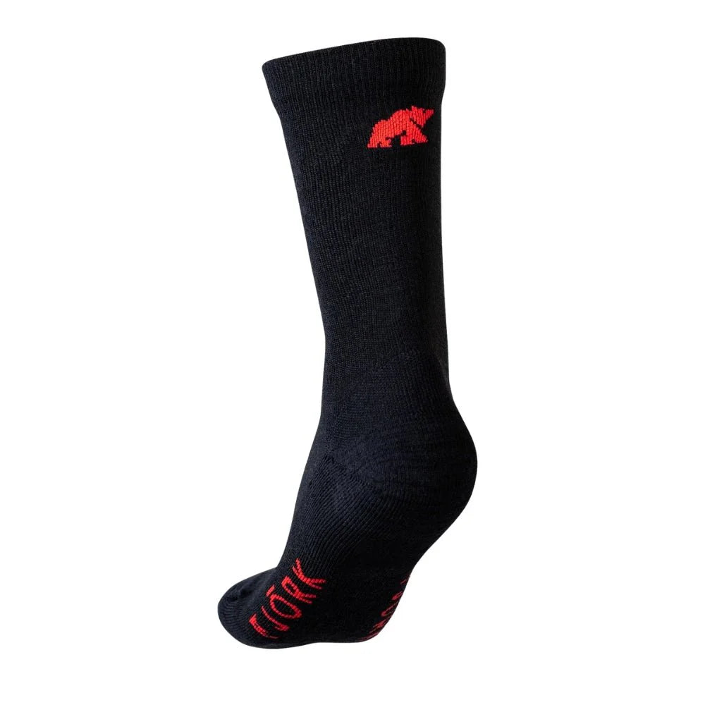 Ponožky Classic Cut – balení 3 párů, barva Black Laax, vlna merino, Fjork Merino