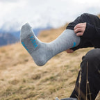 Ponožky Classic Cut – balení 3 párů, barva Grey Saas Fee, vlna merino, Fjork Merino