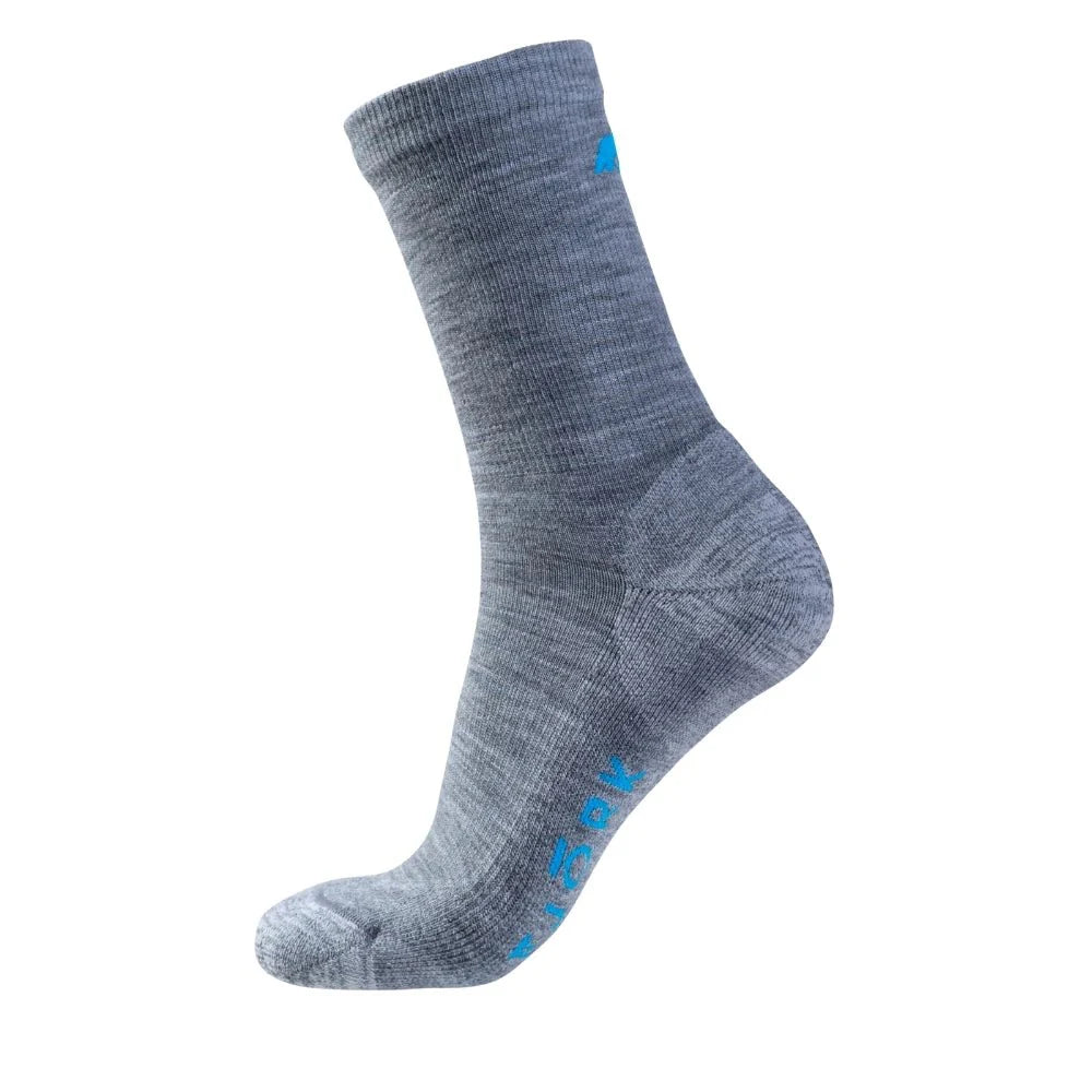 Ponožky Classic Cut – balení 3 párů, barva Grey Saas Fee, vlna merino, Fjork Merino