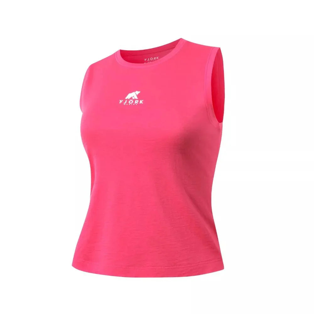 Active Top Merino 140, barva Pink Davos, Fjork Merino