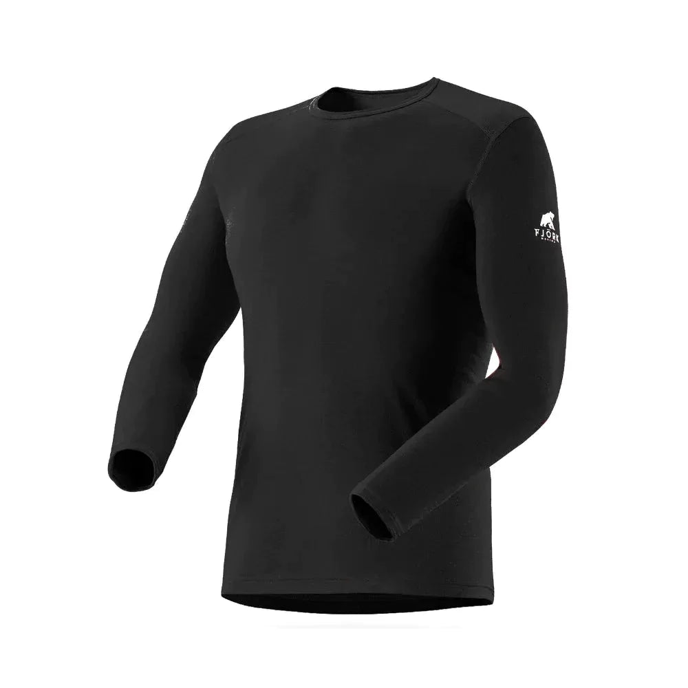 Finn 210 pánské, barva Black Laax, vlna merino, Fjork Merino