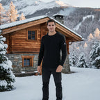 Finn 210 pánské, barva Black Laax, vlna merino, Fjork Merino