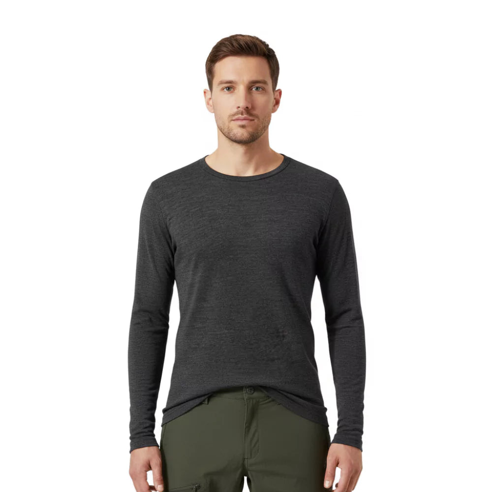 Finn 210 pánské, barva Grey Zinal, vlna merino, Fjork Merino