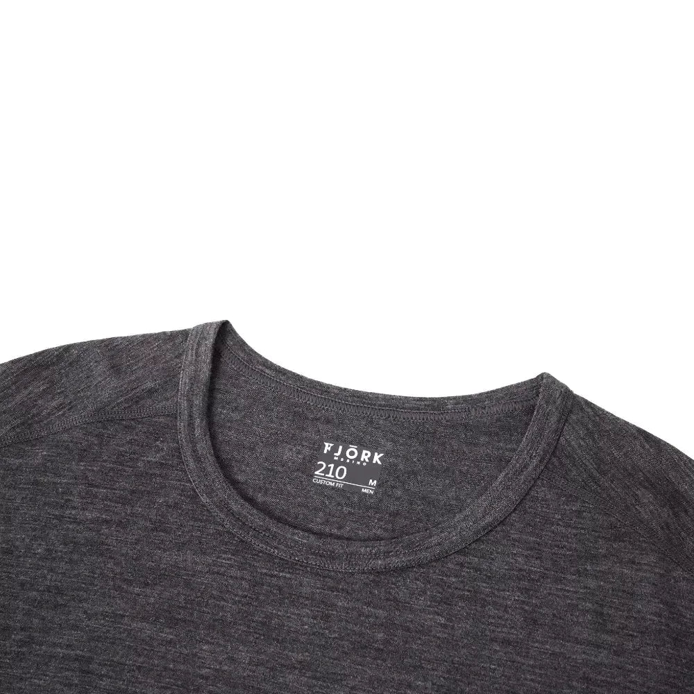Finn 210 pánské, barva Grey Zinal, vlna merino, Fjork Merino