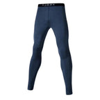 Legíny Finn 210 pánské, barva Blue St Moritz, vlna merino, Fjork Merino