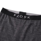 Legíny Finn 210 pánské, barva Grey Zinal, vlna merino, Fjork Merino