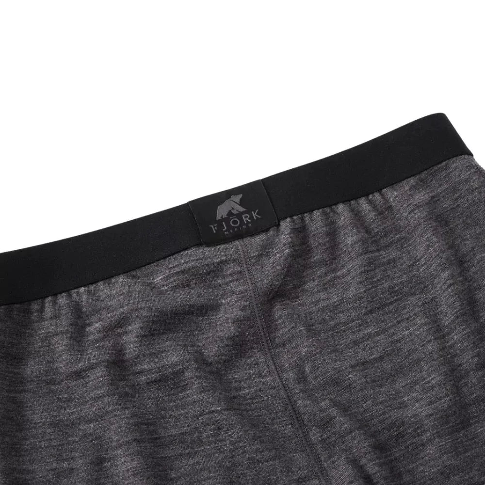 Legíny Finn 210 pánské, barva Grey Zinal, vlna merino, Fjork Merino