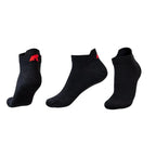 Ponožky Low Cut – balení 3 párů, barva Black Laax, vlna merino, Fjork Merino