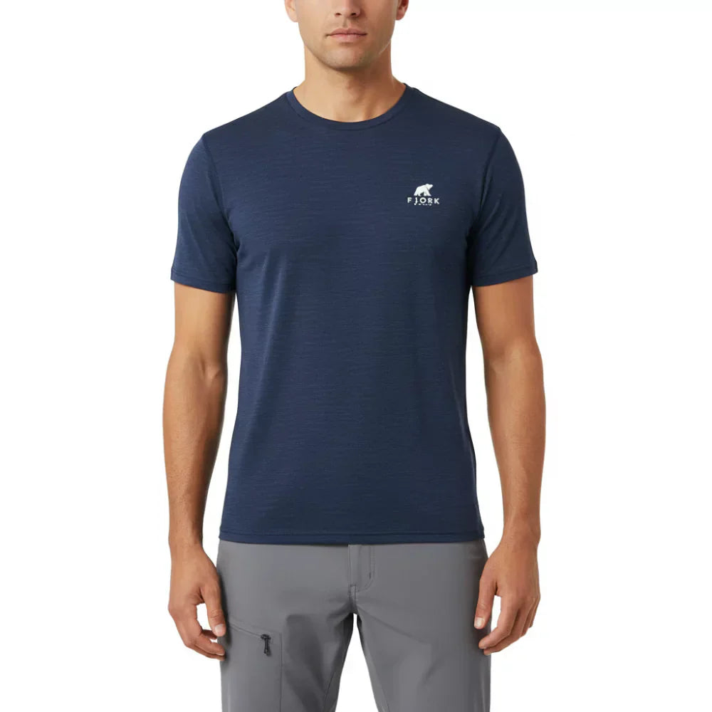 Finn MC 140 pánské, barva Blue St Moritz, vlna merino, Fjork Merino