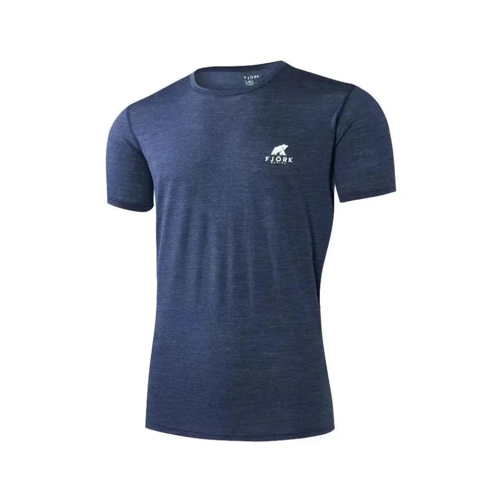 Finn MC 140 pánské, barva Blue St Moritz, vlna merino, Fjork Merino