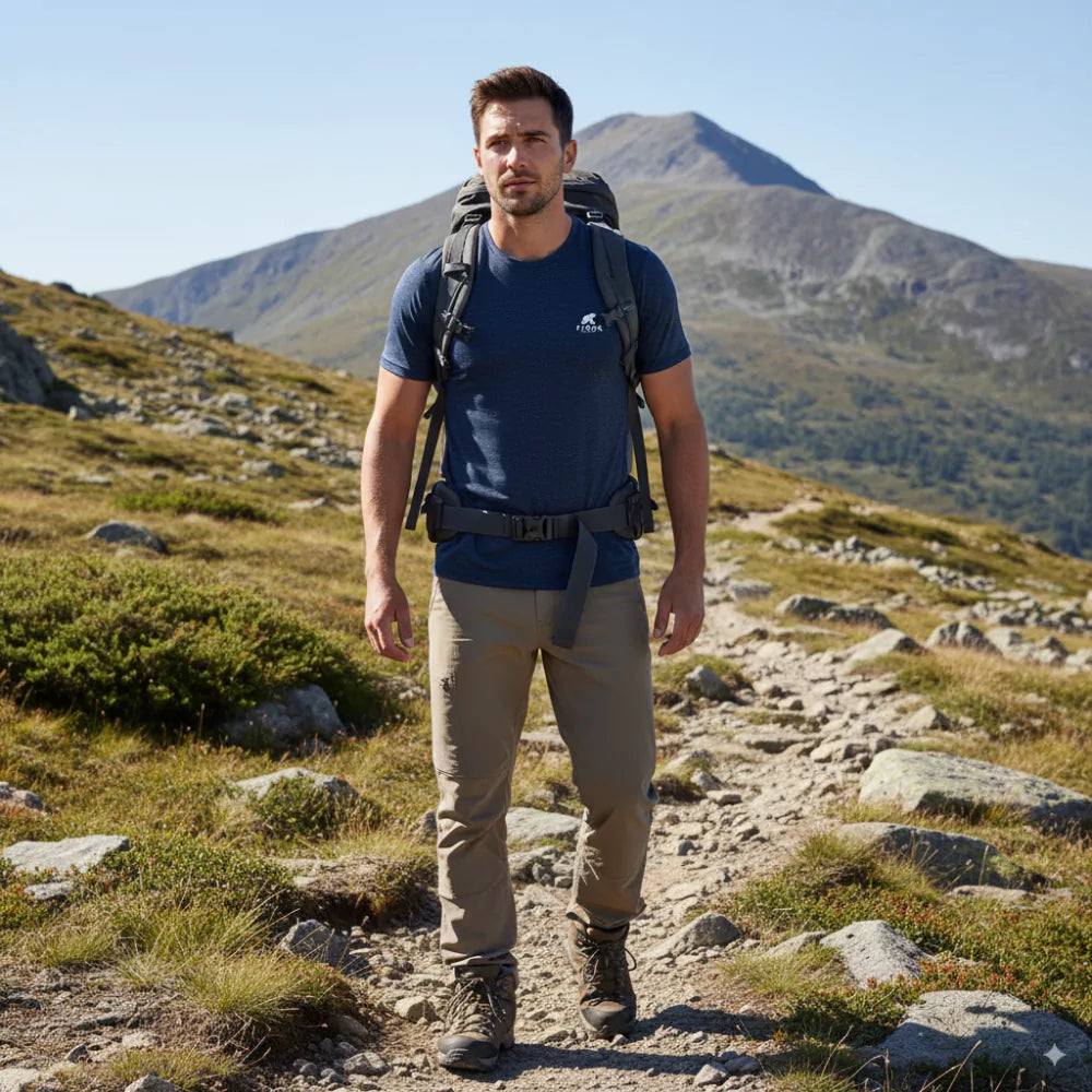 Finn MC 140 pánské, barva Blue St Moritz, vlna merino, Fjork Merino