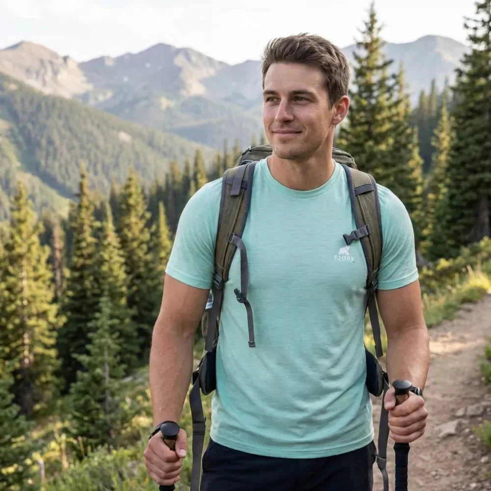 Finn MC 140 pánské, barva Green Engelberg, vlna merino, Fjork Merino
