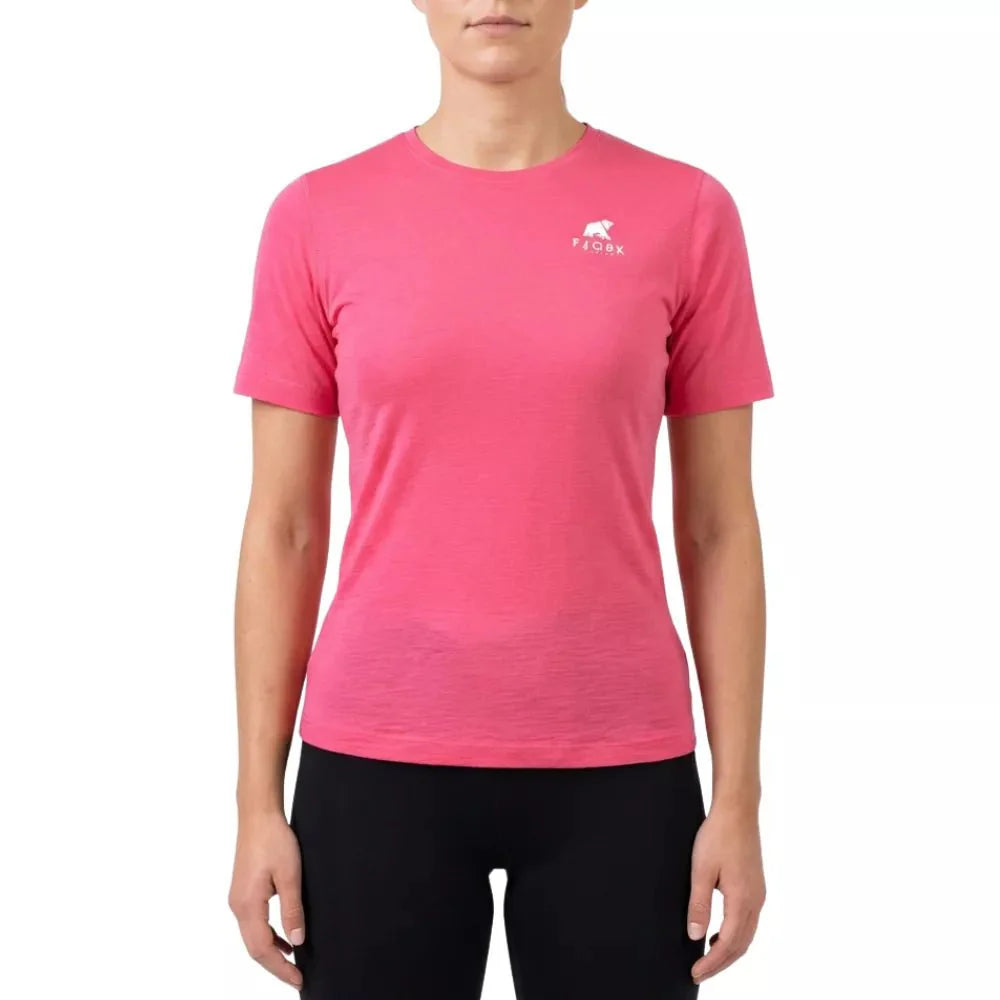 Bjork MC 140 dámské, barva Pink Davos, vlna merino, Fjork Merino