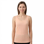 Tílko Tank 140 dámské, barva Nude Scuol, vlna merino, Fjork Merino