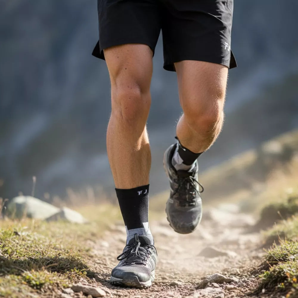 Ponožky Trail Run – balení 4 párů, Fjork Merino