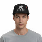 Trucker kšiltovka, barva Black Laax, Fjork Merino