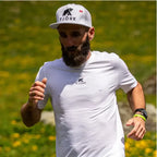 Trucker kšiltovka, barva Polar White, Fjork Merino