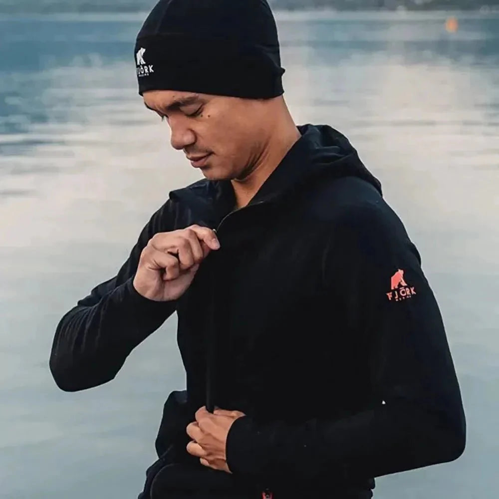 Bunda Ultra 300 pánská, barva Black Laax, vlna merino, Fjork Merino