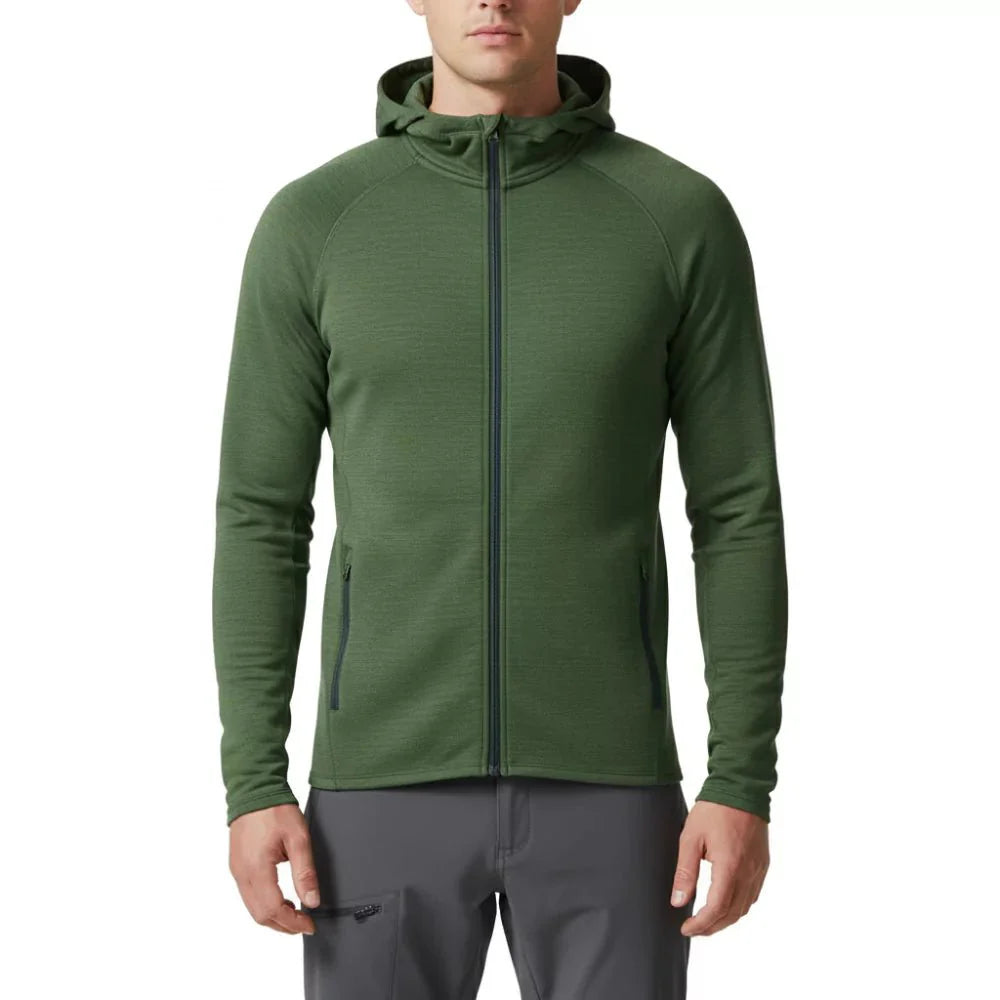Bunda Ultra 300 pánská, barva Green Gstaad, vlna merino, Fjork Merino