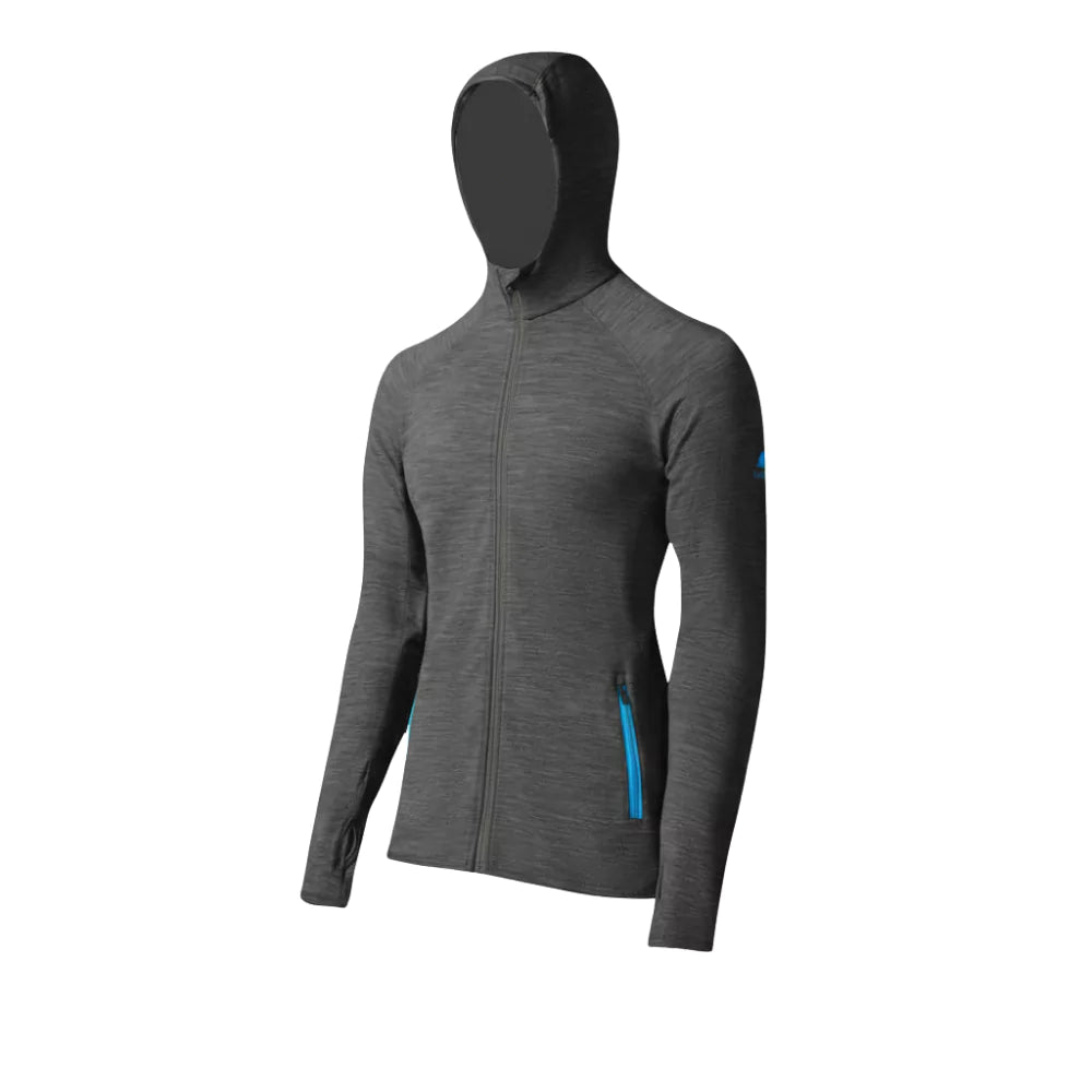 Bunda Ultra 300 pánská, barva Grey Zinal, vlna merino, Fjork Merino