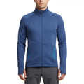 Bunda Ultra 300 pánská (bez kapuce), barva Blue St Moritz, vlna merino, Fjork Merino