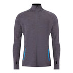 Bunda Ultra 300 pánská (bez kapuce), barva Grey Zinal, vlna merino, Fjork Merino