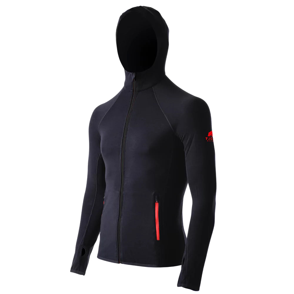 Bunda Ultra 300 dámská, barva Black Laax, vlna merino, Fjork Merino