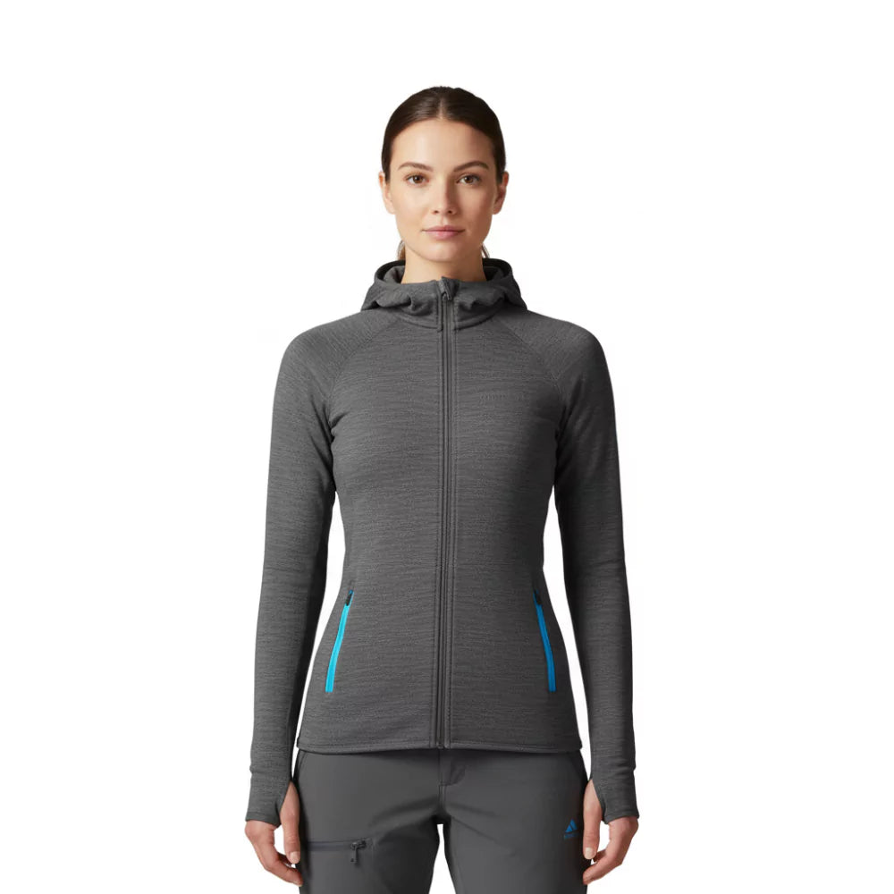 Bunda Ultra 300 dámská, barva Grey Zinal, vlna merino, Fjork Merino