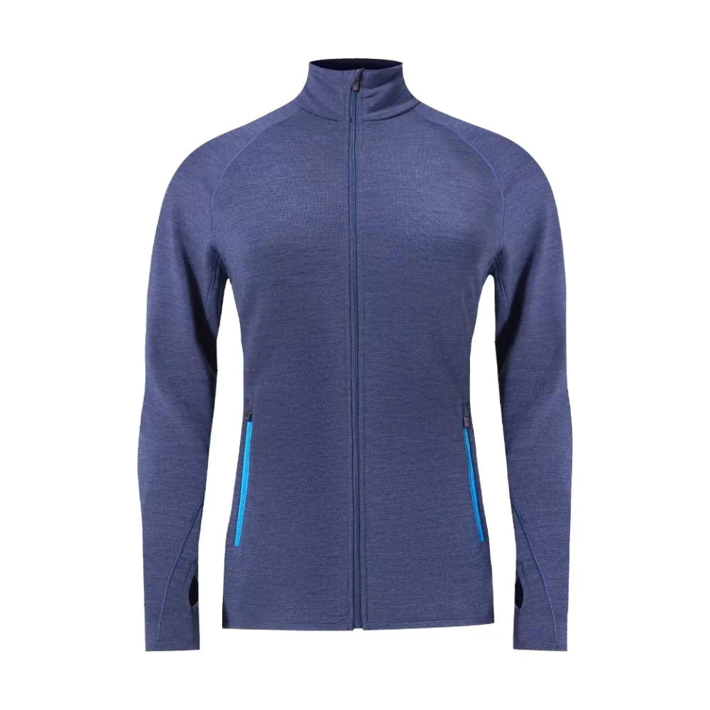 Bunda Ultra 300 dámská (bez kapuce), barva Blue St Moritz, vlna merino, Fjork Merino