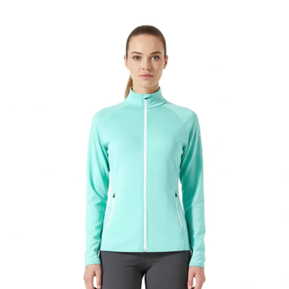 Bunda Ultra 300 dámská (bez kapuce), barva Green Engelberg, vlna merino, Fjork Merino