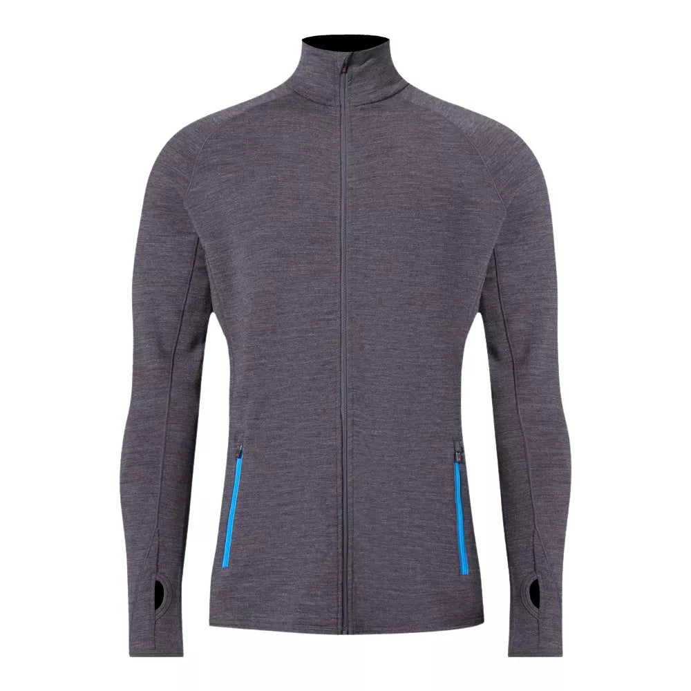 Bunda Ultra 300 dámská (bez kapuce), barva Grey Zinal, vlna merino, Fjork Merino